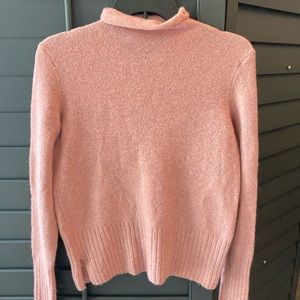 Madewell pink wool blend sweater medium